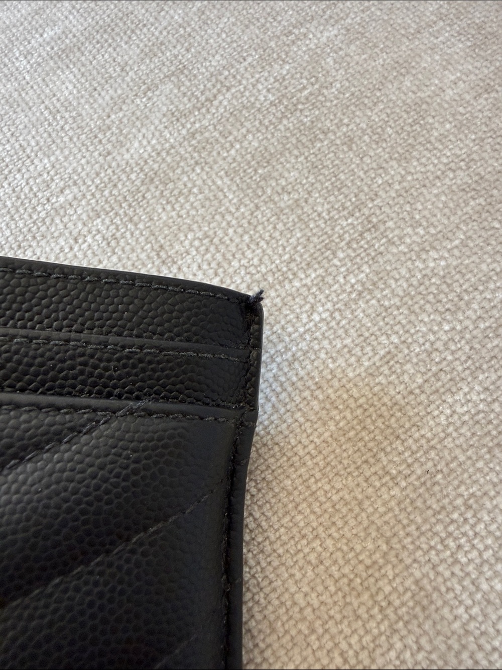 Saint Laurent Monogramme quilted textured-leather cardholder - Picture 7 of 11